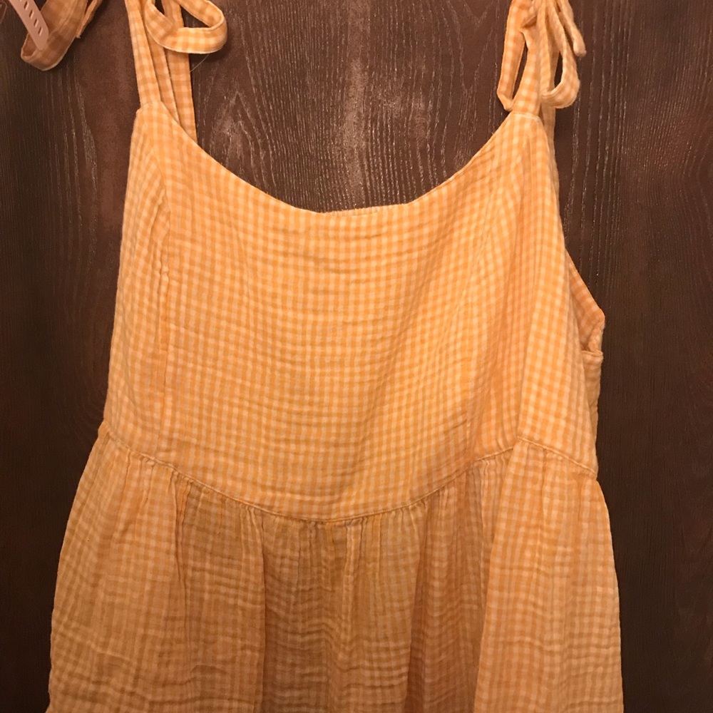 Old Navy Tie Peplum Shirt
